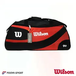 ساک ورزشی برزنتی ویلسون Wilson سایز بزرگ قرمز