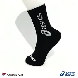 جوراب ورزشی ساق کوتاه حوله ای asics اعلا مشکی