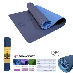 قیمت و خرید مت یوگا دورو TPE الکس ALEX ضخامت 6 میلی متر آبی | پویا اسپرت