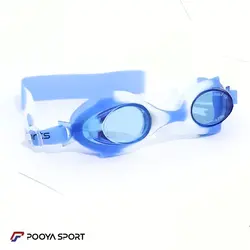 عینک شنا بچه گانه ژله ای آبی سفید Pro Sports & Zoto