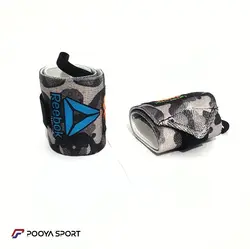 مچ بند بدنسازی طرح چریکی طوسی ریباک Reebok