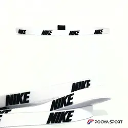 بررسی، خرید و قیمت تل مو ورزشی کشی نایک NIKE سفید مدل ترمز دار | پویا اسپرت