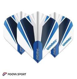 بررسی، قیمت و خرید پر دارت 3 عددی آبی winmau Prism Alpha اصل | پویا اسپرت
