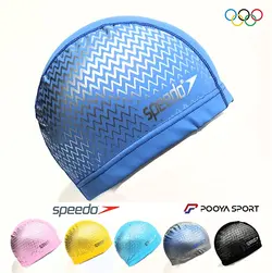 کلاه شنا پارچه ای ضد آب دوختی PU اسپیدو Speedo  جدید