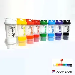 شیکر بدنسازی سه تیکه اسپایدر SPIDER ظرفیت 0.6 لیتر