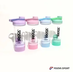 شیکر بدنسازی ROCK سه تیکه با ظرفیت 0.65 لیتر