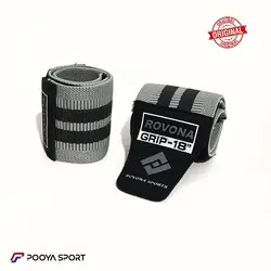 مچ بند بدنسازی حرفه ای خارجی POWER طوسی- مشکی