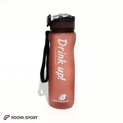 قمقمه نی دار ورزشی نشکن مات 1 لیتر مدل Drink up اصل