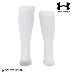 جوراب فوتبال ساق بلند حوله ای پسرانه 4 تا 10 سال Under Armour سفید