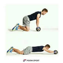 چرخ تمرین شکم کراس فیت مدل Double دوبل خارجی