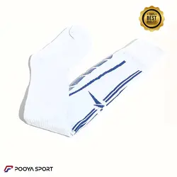 جوراب فوتبال ساق بلند حوله ای تمام کش کبریتی White