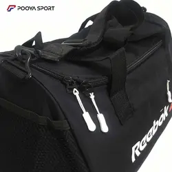 ساک ورزشی برزنتی Reebok سایز متوسط مشکی جدید