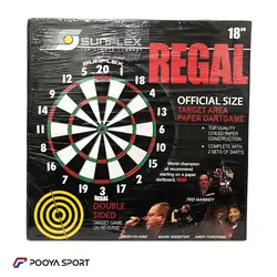 تخته دارت حرفه ای Sunflex مدل Regal سایز 18 اینچ اصل