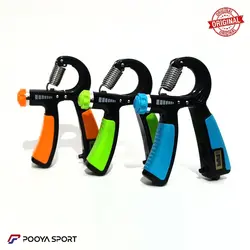 بررسی، قیمت و خرید فنر تقویت مچ متغیر شمارنده Hand Grip (5 تا 60 کیلو) | پویا اسپرت