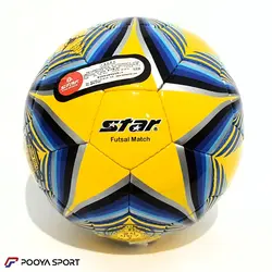 توپ فوتسال استار جدید Star Polaris 2022 زرد اصل