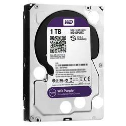 هارددیسک اینترنال وسترن دیجیتال مدل Purple WD10PURZ ظرفیت 1 ترابایت - پـویـش کـالا