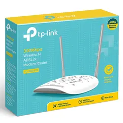 مودم روتر ADSL2 Plus بی‌سیم N300 تی پی-لینک مدل TP-LINK-W8961N - پـویـش کـالا