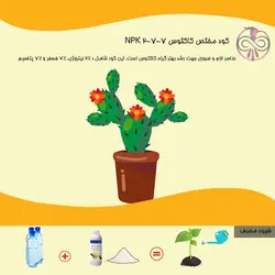 کود مختص کاکتوس NPK 2-7-7