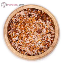 گرانول نمک نارنجی و پرک فلفل