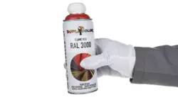 اسپری رنگ قرمز دوپلی کالر مدل RAL 3000 حجم 400 میلی لیتر