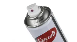 اسپری رنگ مشکی براق کاسپین وزن 295 گرم