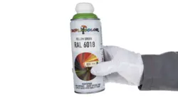 اسپری رنگ سبز دوپلی کالر مدل RAL 6018 حجم 400 میلی لیتر