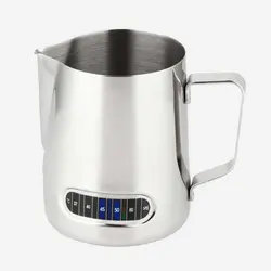 پیچر و شیرجوش استیل دما سنج دار 600 میلی لیتر - فروشگاه اینترنتی پرنس هوم