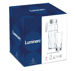 سرویس پارچ و لیوان دیاموند لومینارک Luminarc diamond - فروشگاه اینترنتی پرنس هوم
