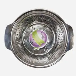 آبکش 5 پارچه دسته دار استیل مدل یونیک کد 2331 - فروشگاه اینترنتی پرنس هوم