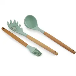 سرویس کفگیر ملاقه و ابزار آشپزی 8پارچه رومانتیک