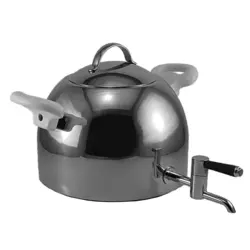 قوری و کتری 5 لیتری یونیک کد 7548 شیر دار استیل - فروشگاه اینترنتی پرنس هوم