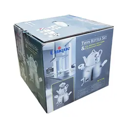 قوری و کتری 5 لیتری یونیک کد 7548 شیر دار استیل - فروشگاه اینترنتی پرنس هوم