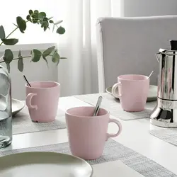 ماگ سرامیکی ایکیا صورتی IKEA-FÄRGKLAR - فروشگاه اینترنتی پرنس هوم