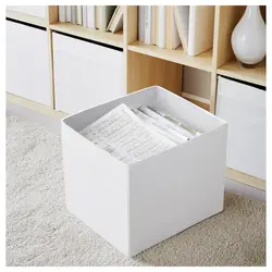 جعبه پارچه‌ای سفید ایکیا IKEA-DRÖNA - فروشگاه اینترنتی پرنس هوم