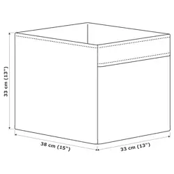 جعبه پارچه‌ای سفید ایکیا IKEA-DRÖNA - فروشگاه اینترنتی پرنس هوم