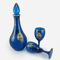 تنگ و جام عباسی پاشاباغچه آبی Symphony Decanter - فروشگاه اینترنتی پرنس هوم