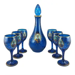 تنگ و جام عباسی پاشاباغچه آبی Symphony Decanter - فروشگاه اینترنتی پرنس هوم