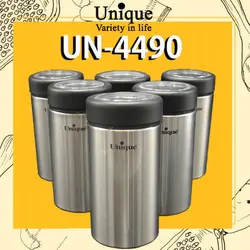 ادویه استیل 6 عددی یونیک 4490 استیل ضد زنگ - فروشگاه اینترنتی پرنس هوم
