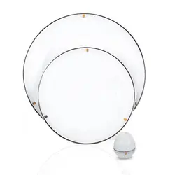 سرویس غذاخوری ایتالیا اف اپرا 102 پارچه چینی زرین