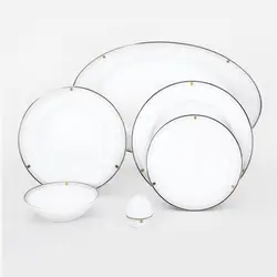 سرویس غذاخوری ایتالیا اف اپرا 102 پارچه چینی زرین