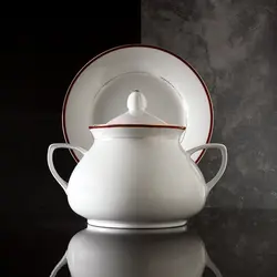 سرویس غذاخوری شهرزاد سپینود ارغوانی 108 پارچه چینی زرین