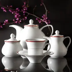 سرویس غذاخوری شهرزاد سپینود ارغوانی 108 پارچه چینی زرین