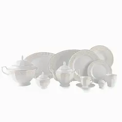 سرویس غذاخوری نئوکلاسیک هیلدا 103 پارچه چینی زرین