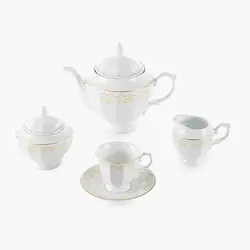 سرویس غذاخوری نئوکلاسیک هیلدا 103 پارچه چینی زرین