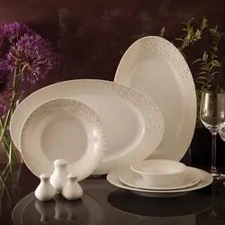 سرویس غذاخوری شهرزاد سان رایز 35 پارچه چینی زرین