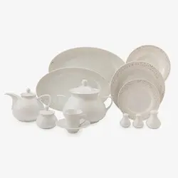 سرویس غذاخوری شهرزاد سان رایز 35 پارچه چینی زرین