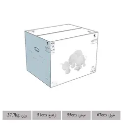 سرویس غذاخوری شهرزاد سمرقند 108 پارچه چینی زرین - فروشگاه اینترنتی پرنس هوم