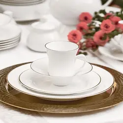 سرویس غذاخوری شهرزاد لومیو 108 پارچه چینی زرین