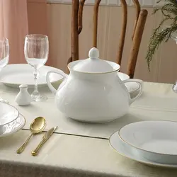 سرویس غذاخوری شهرزاد لومیو 108 پارچه چینی زرین