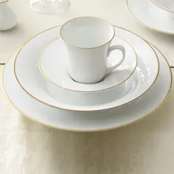 سرویس غذاخوری شهرزاد لومیو 108 پارچه چینی زرین